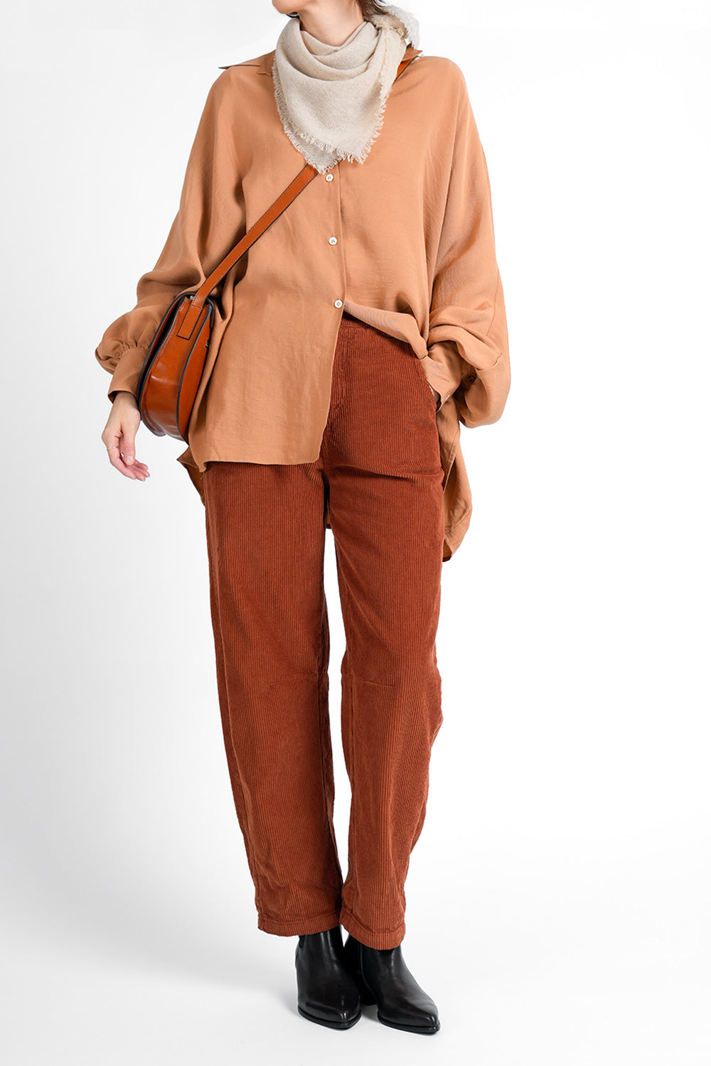 Cerena Viscose Blouse - cinnamon