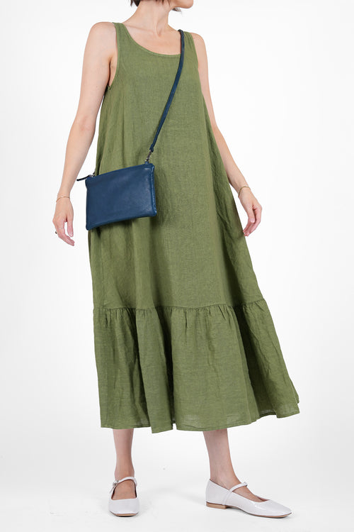 Aline Linen Dress - khaki
