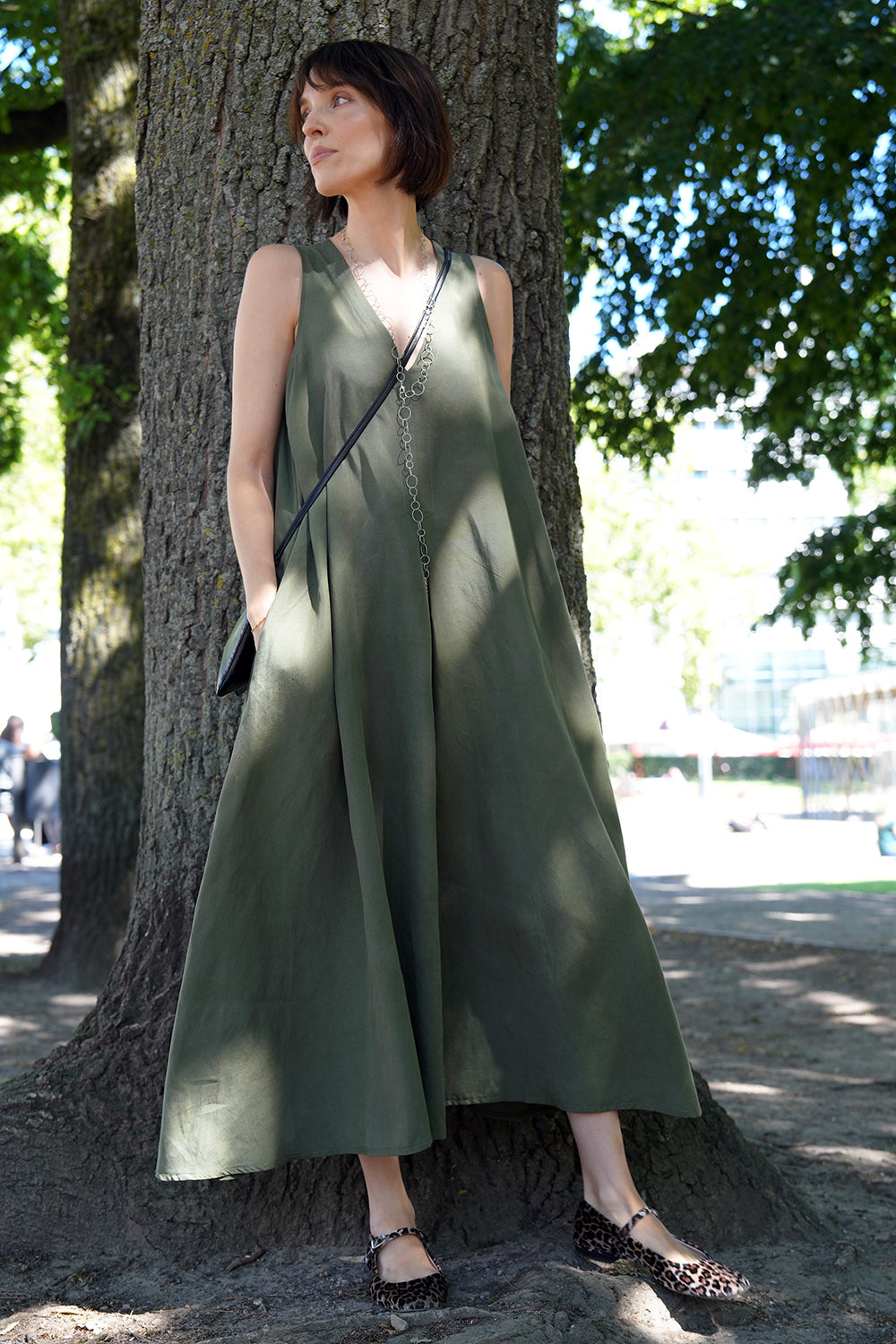 Annabell Dress - khaki
