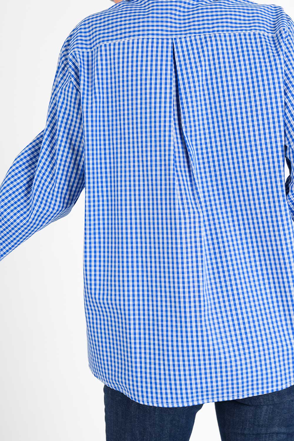 Calea Blouse - blue white