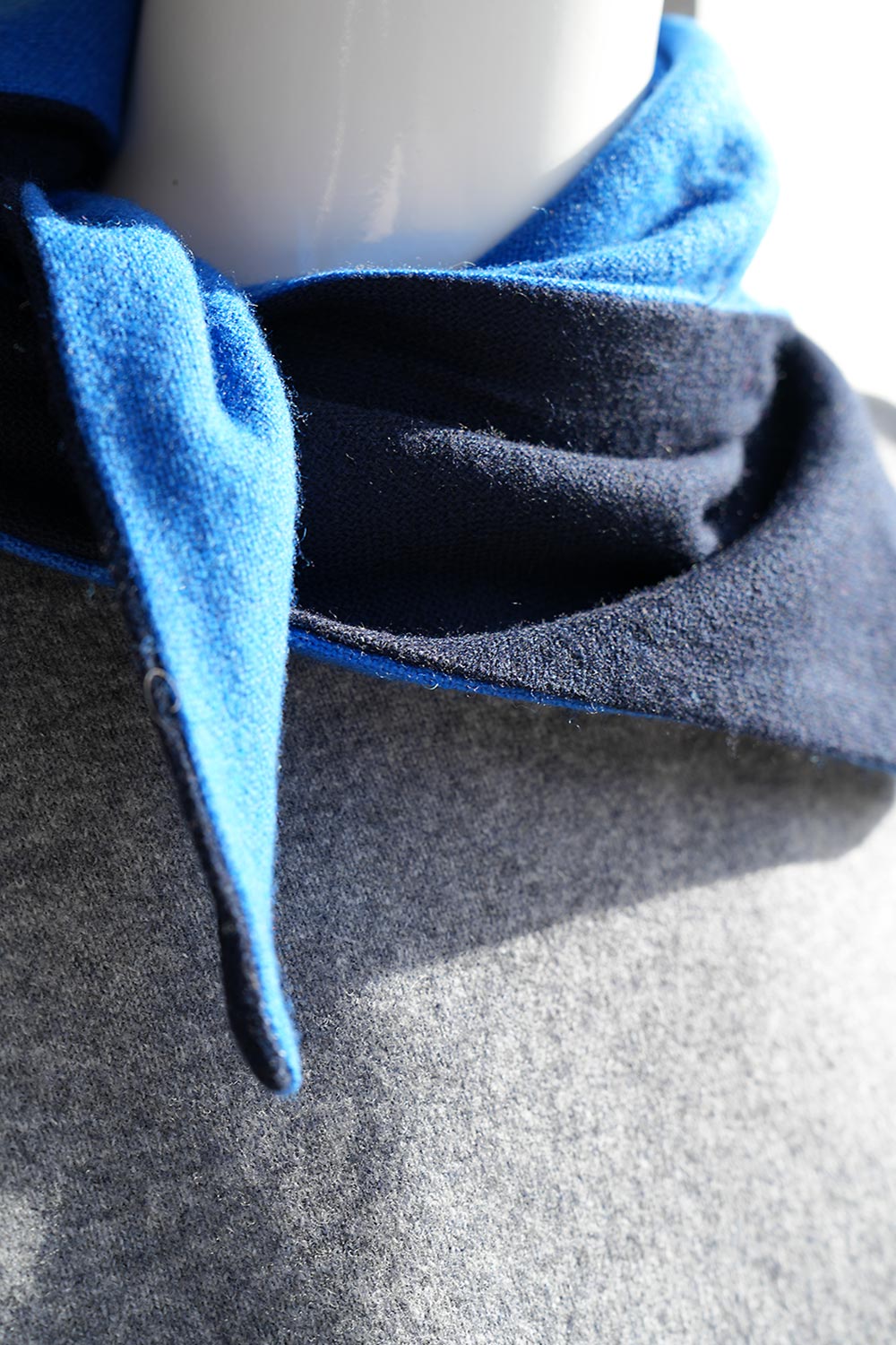 Camillo Wool Scarf - blue