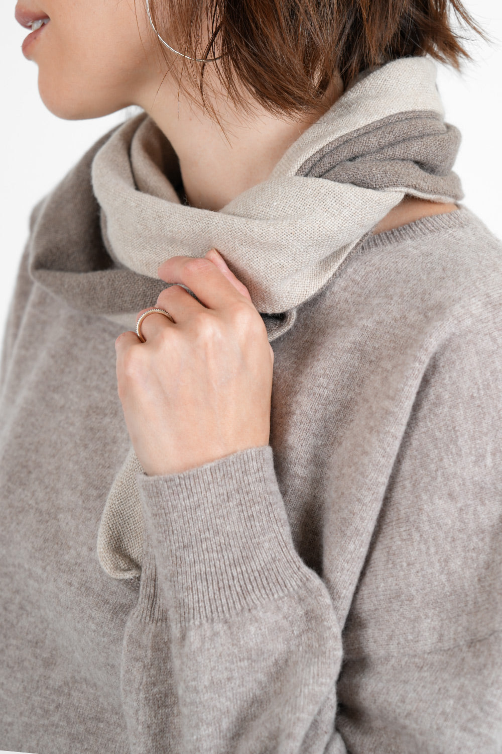 Camillo Wool Scarf - natural