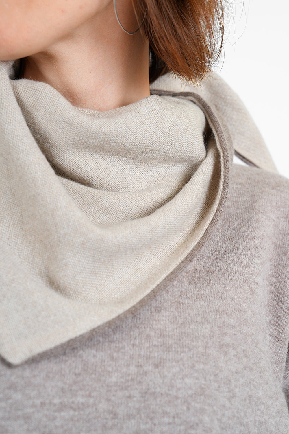 Camillo Wool Scarf - natural