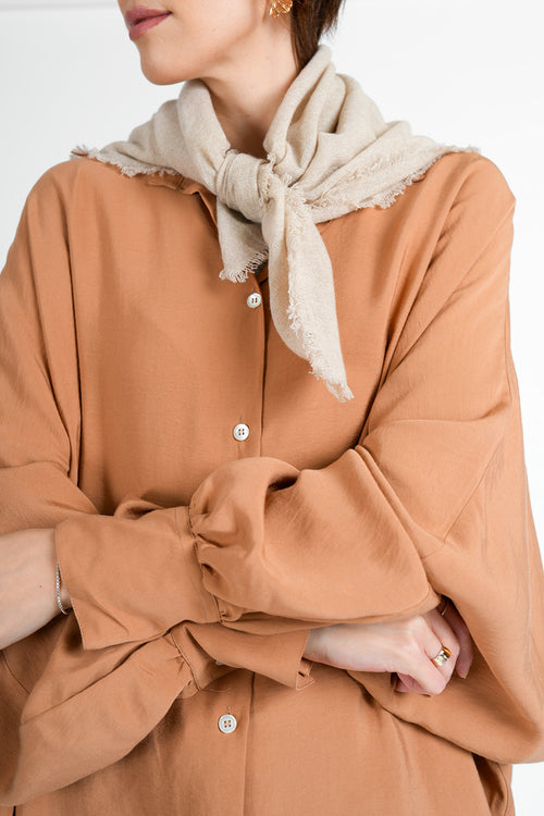 Cara Wool Scarf - sand
