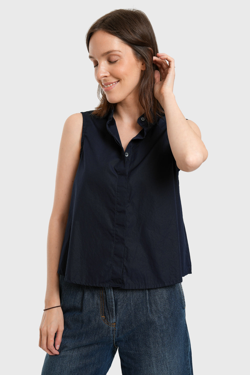 Cathy Blouse - dark blue