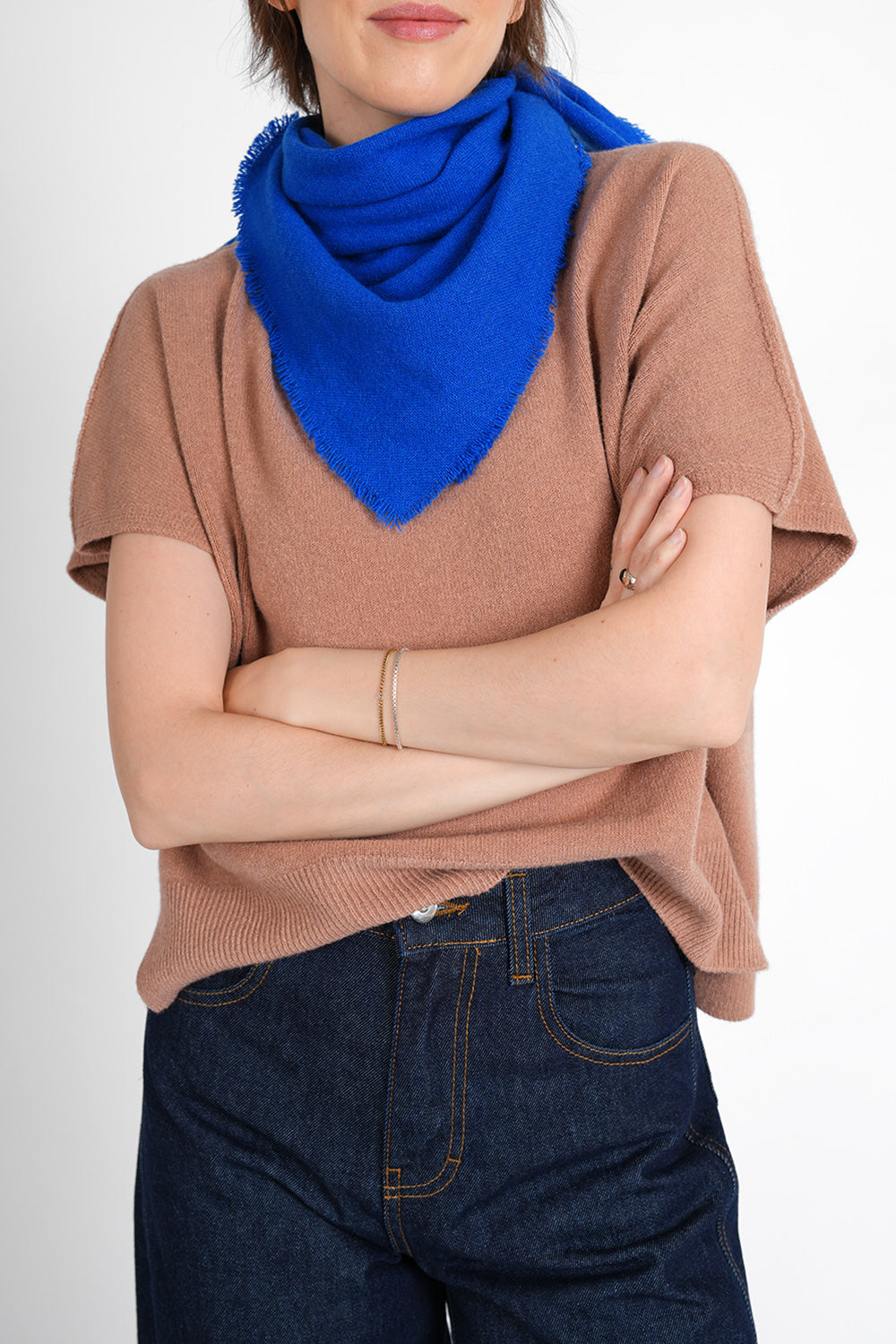 Quelara Wool Stola - taupe