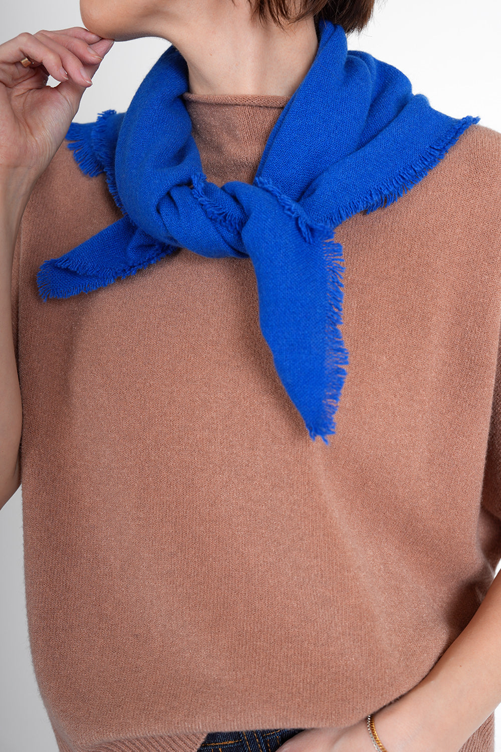 Quelara Wool Stola - taupe