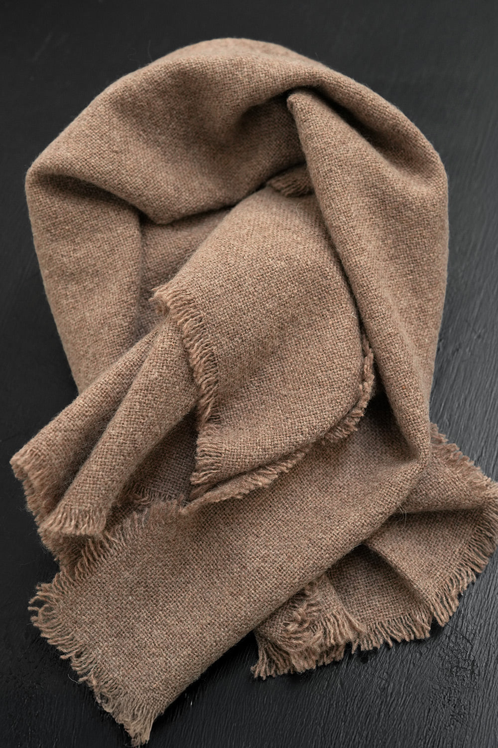 Claire Wool Scarf - cinnamon