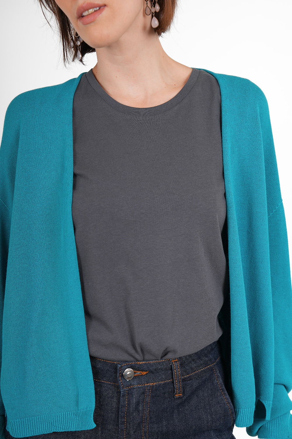 Erina Cardigan - turquoise