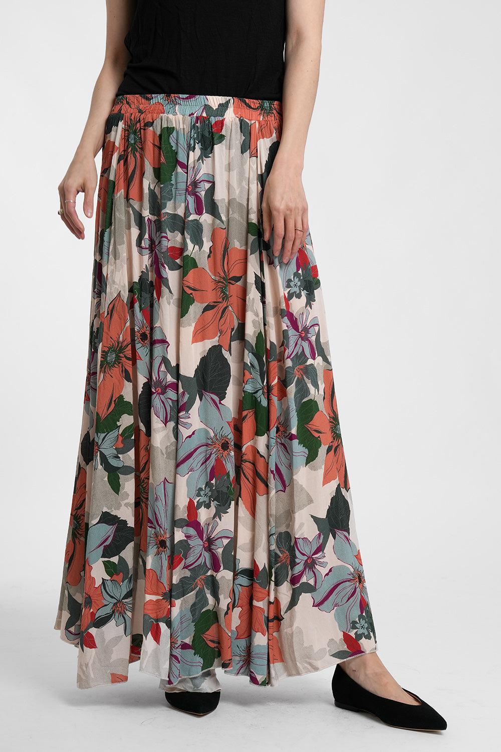 Gama 1064 Skirt - flowers