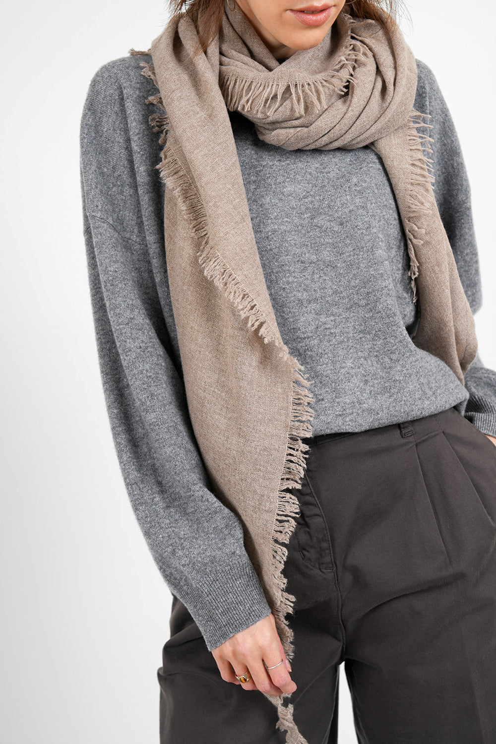 Mailin Wool Pullover - grey