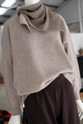 Mailin Wool Pullover - taupe
