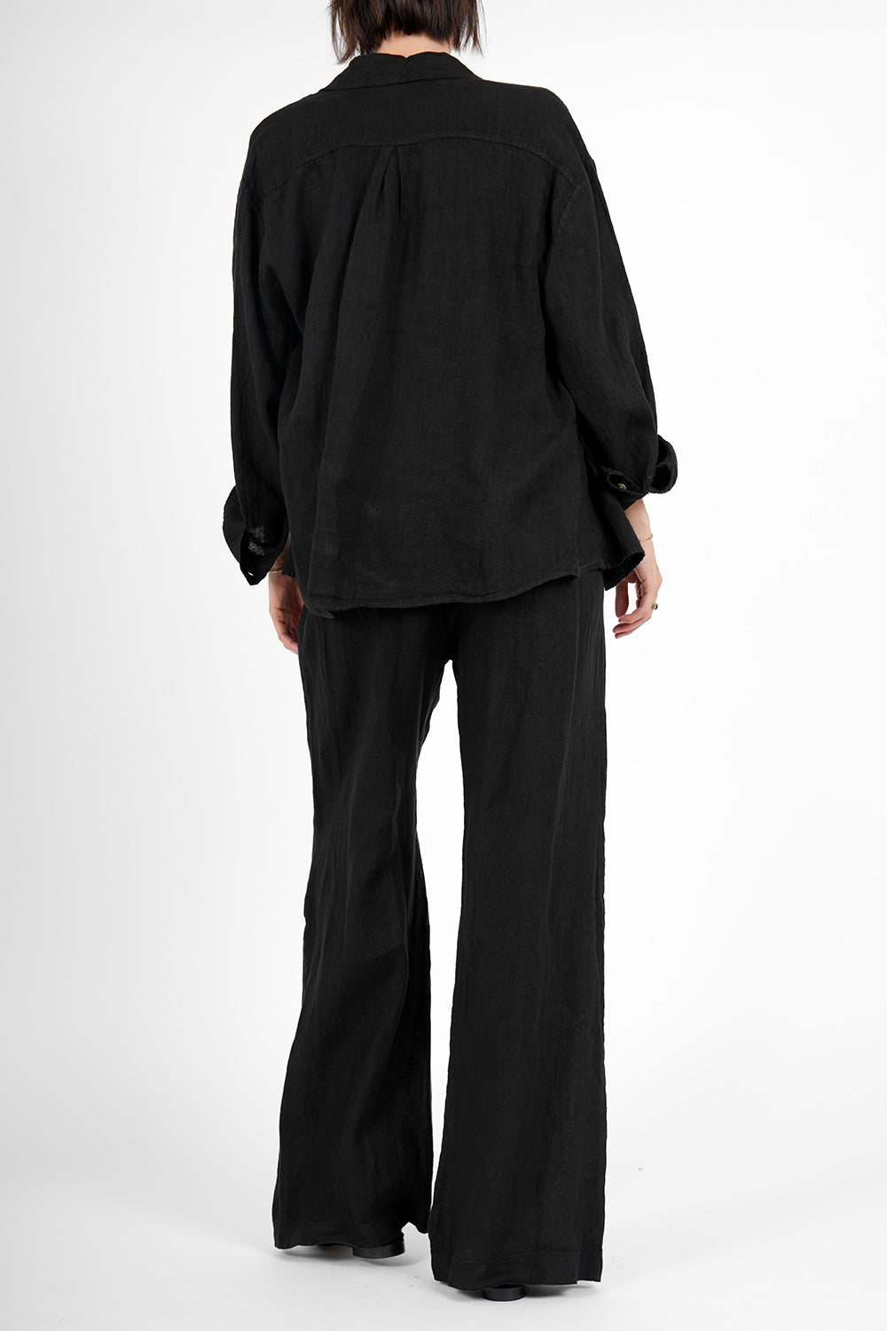 Philis Linen Pants - black