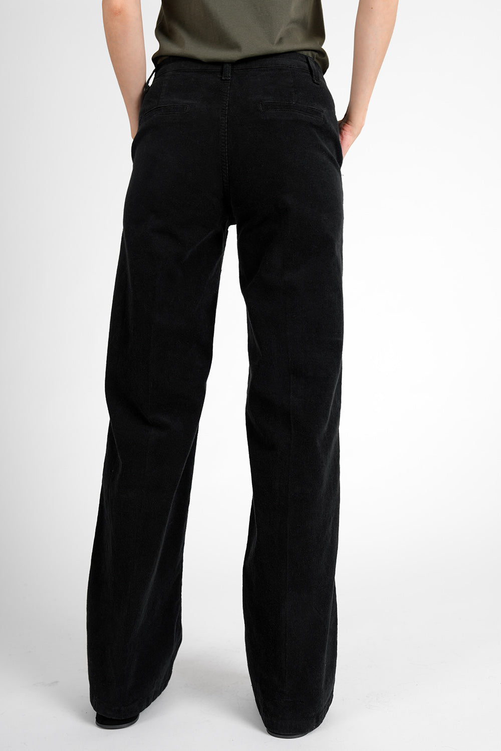 Phoebe Corduroy Pants - black