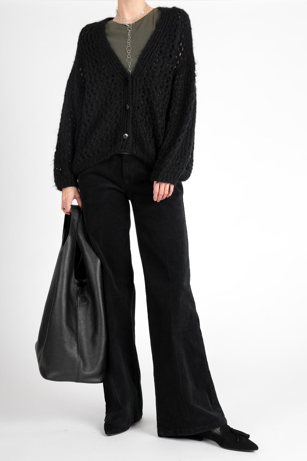 Phoebe Corduroy Pants - black