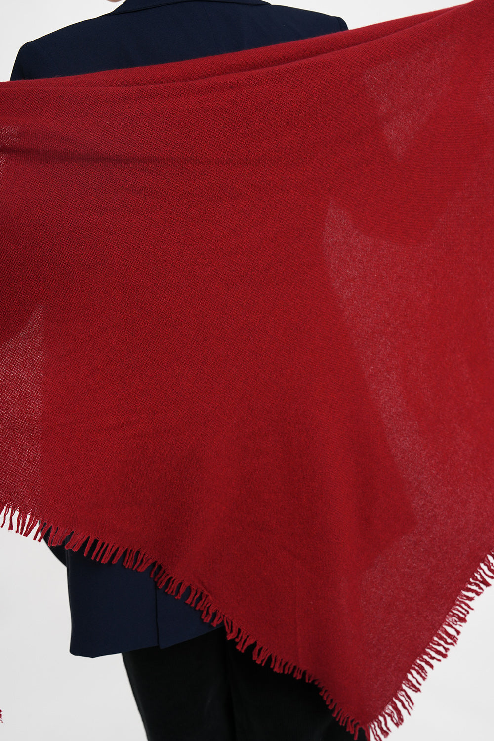Quelara Stola - burgundy