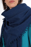 Quelara Wool Stola - denim