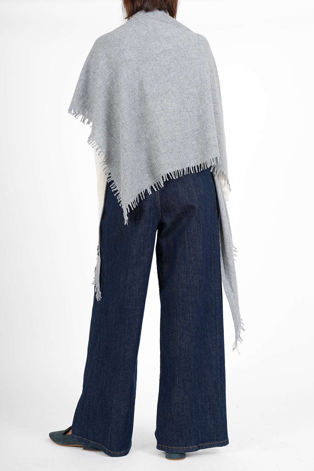 Quelara Wool Stola - grigio