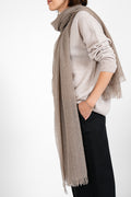 Quy Cashmere Scarf - taupe