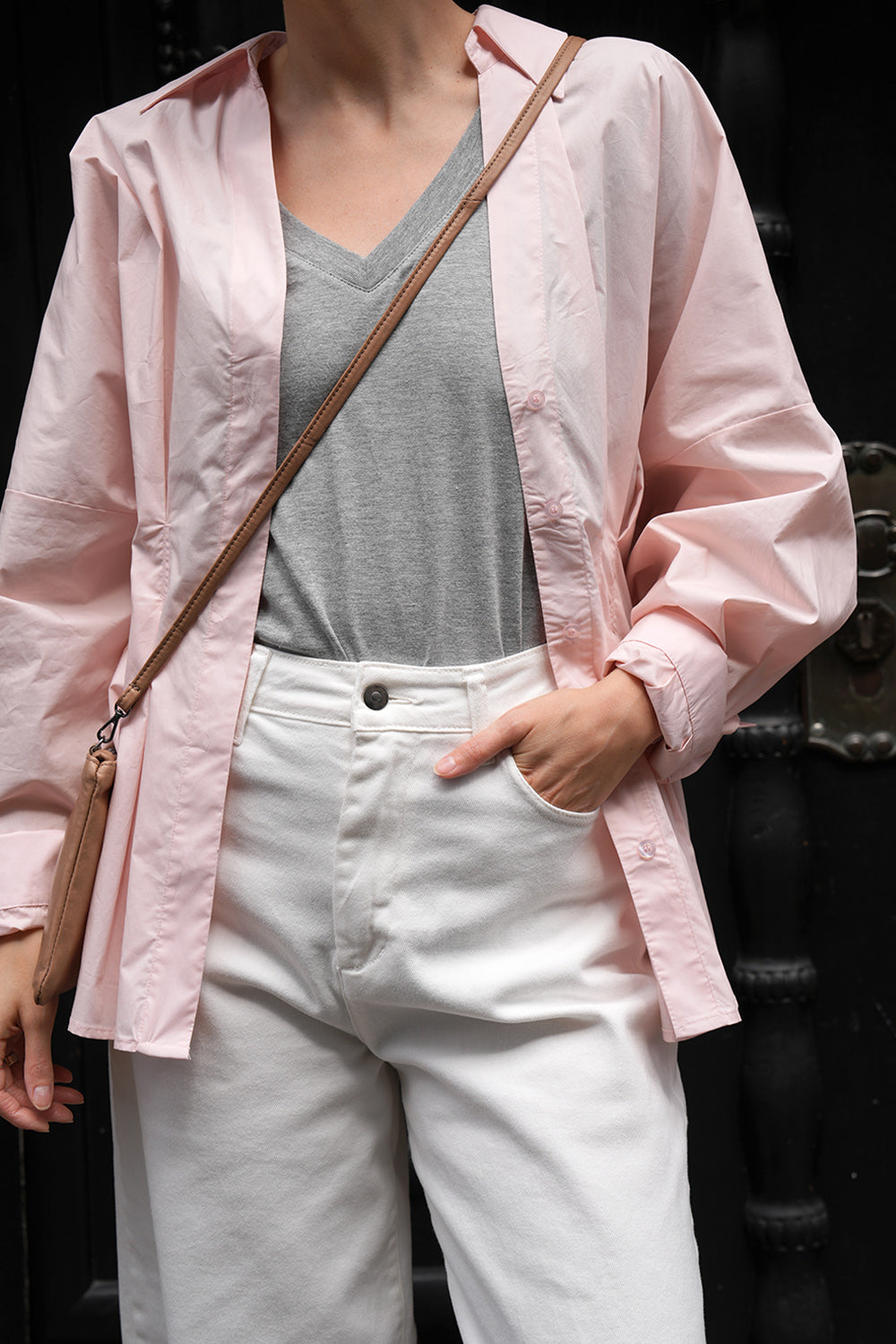 Tali Organic Cotton Shirt - grey