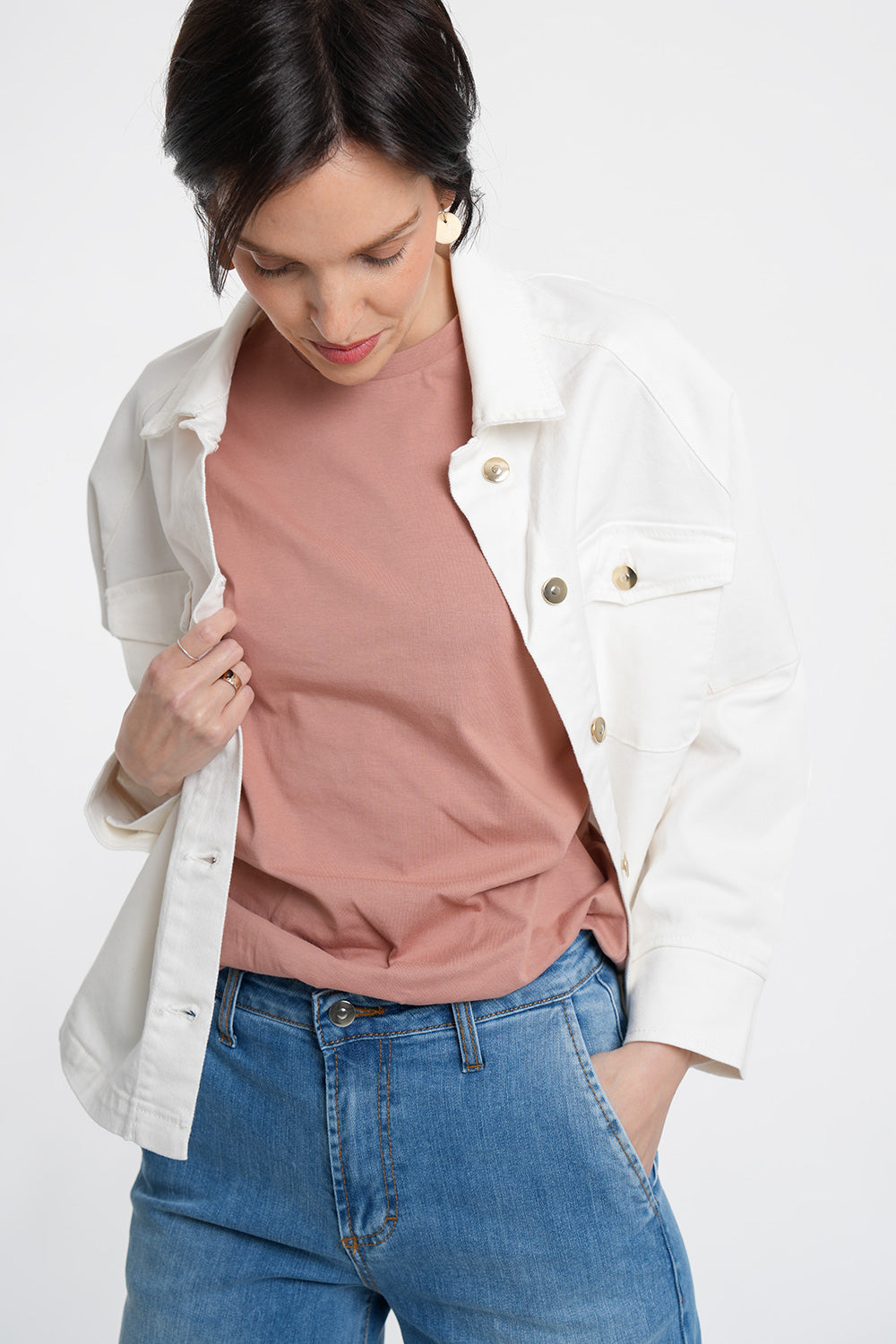 Talu Organic Cotton Shirt - rosa cipria