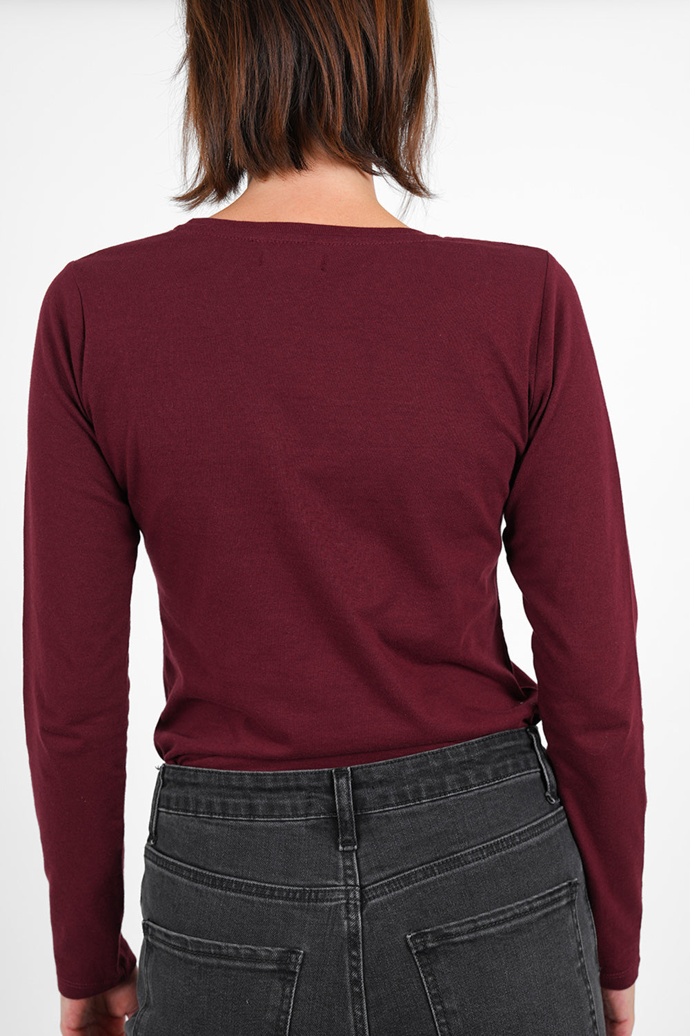Tamon Organic Cotton Shirt - burgundy
