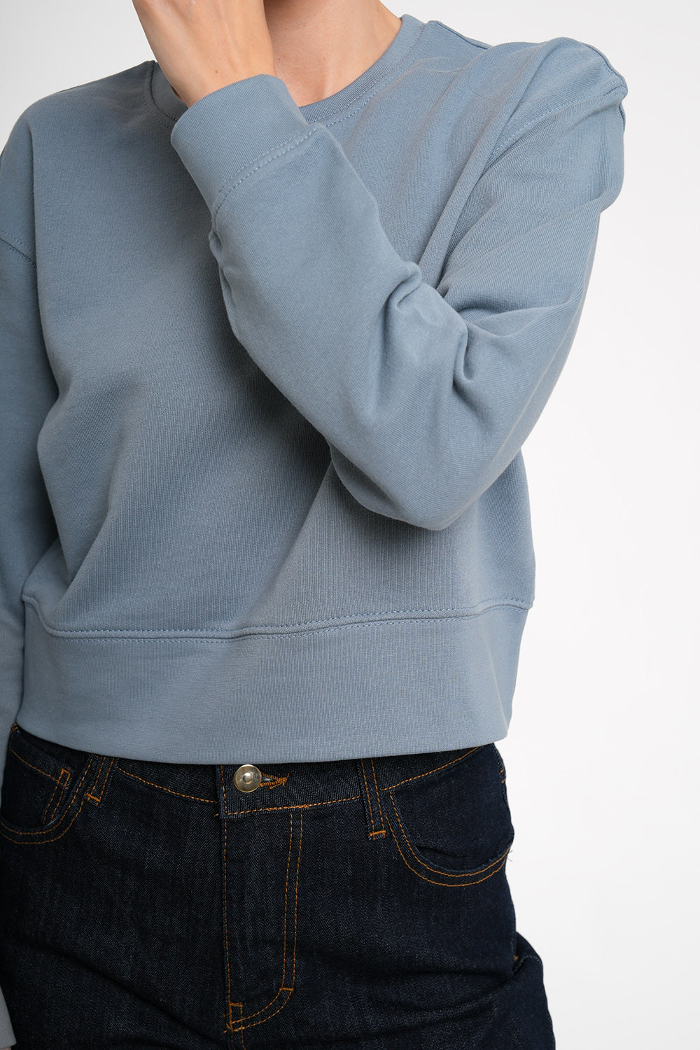 Tara Sweater - dusty blue