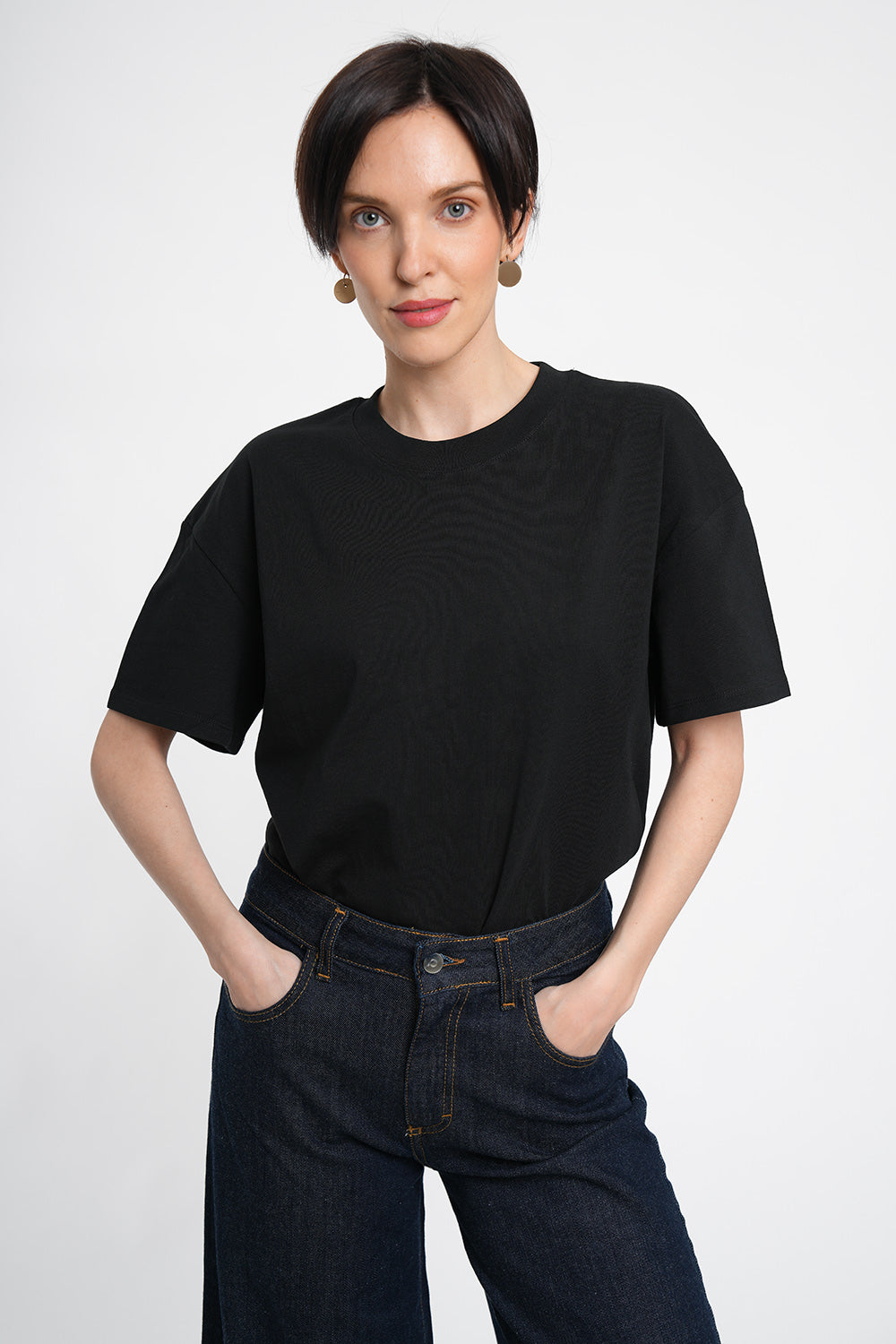 Tessa Organic Cotton Shirt - black