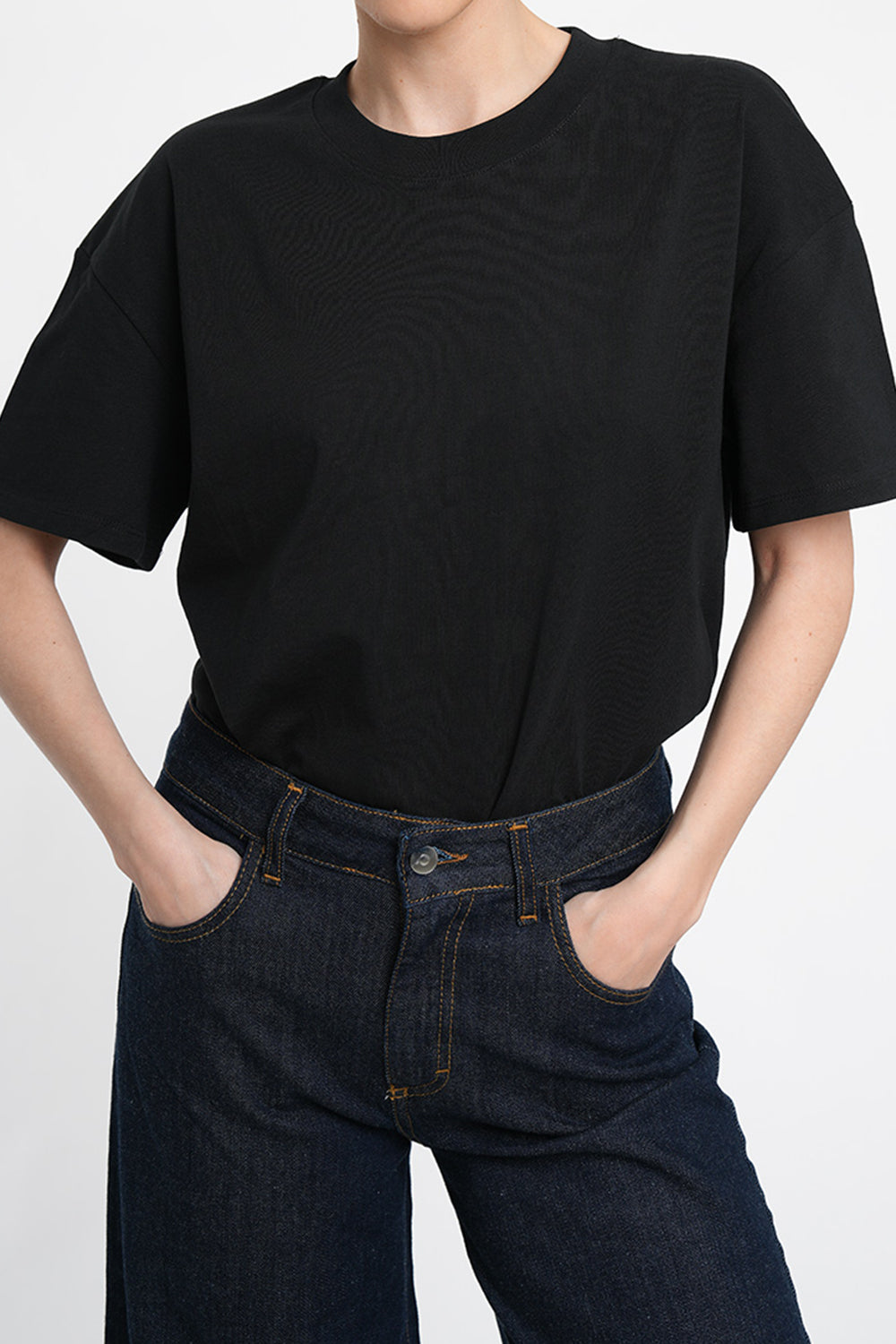 Tessa Organic Cotton Shirt - black