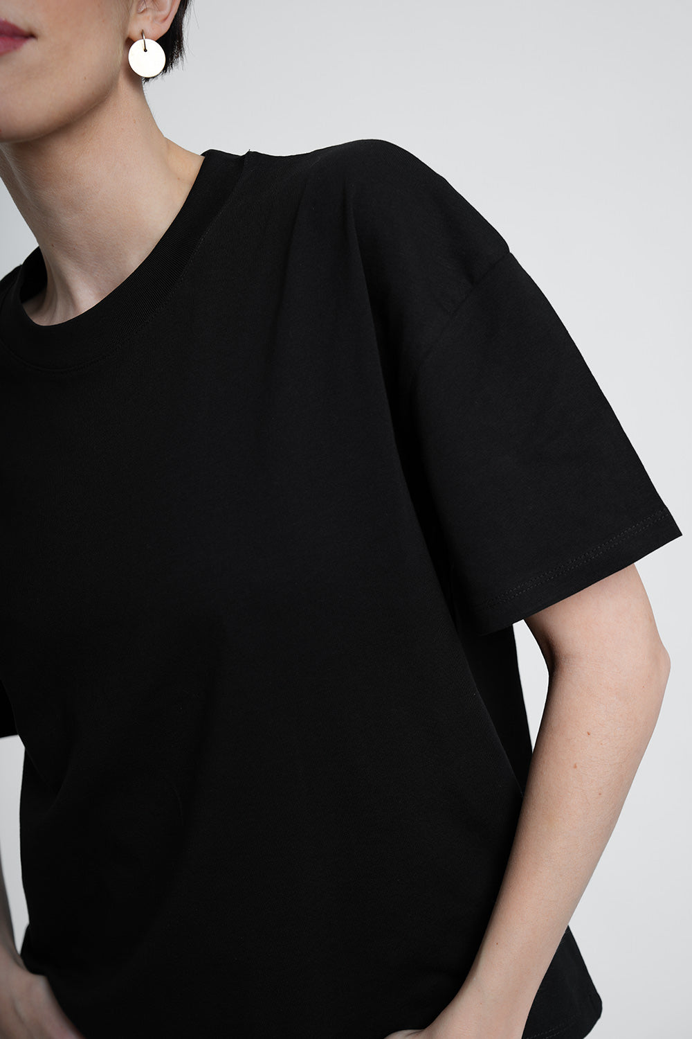 Tessa Organic Cotton Shirt - black