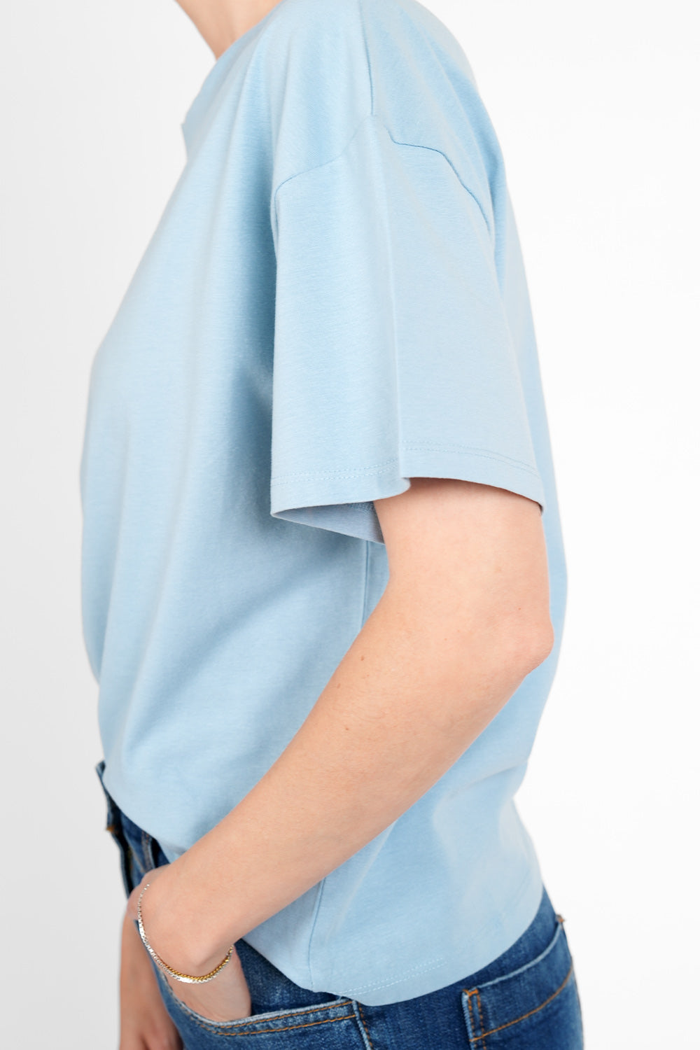 Tessa Organic Cotton Shirt - baby blue