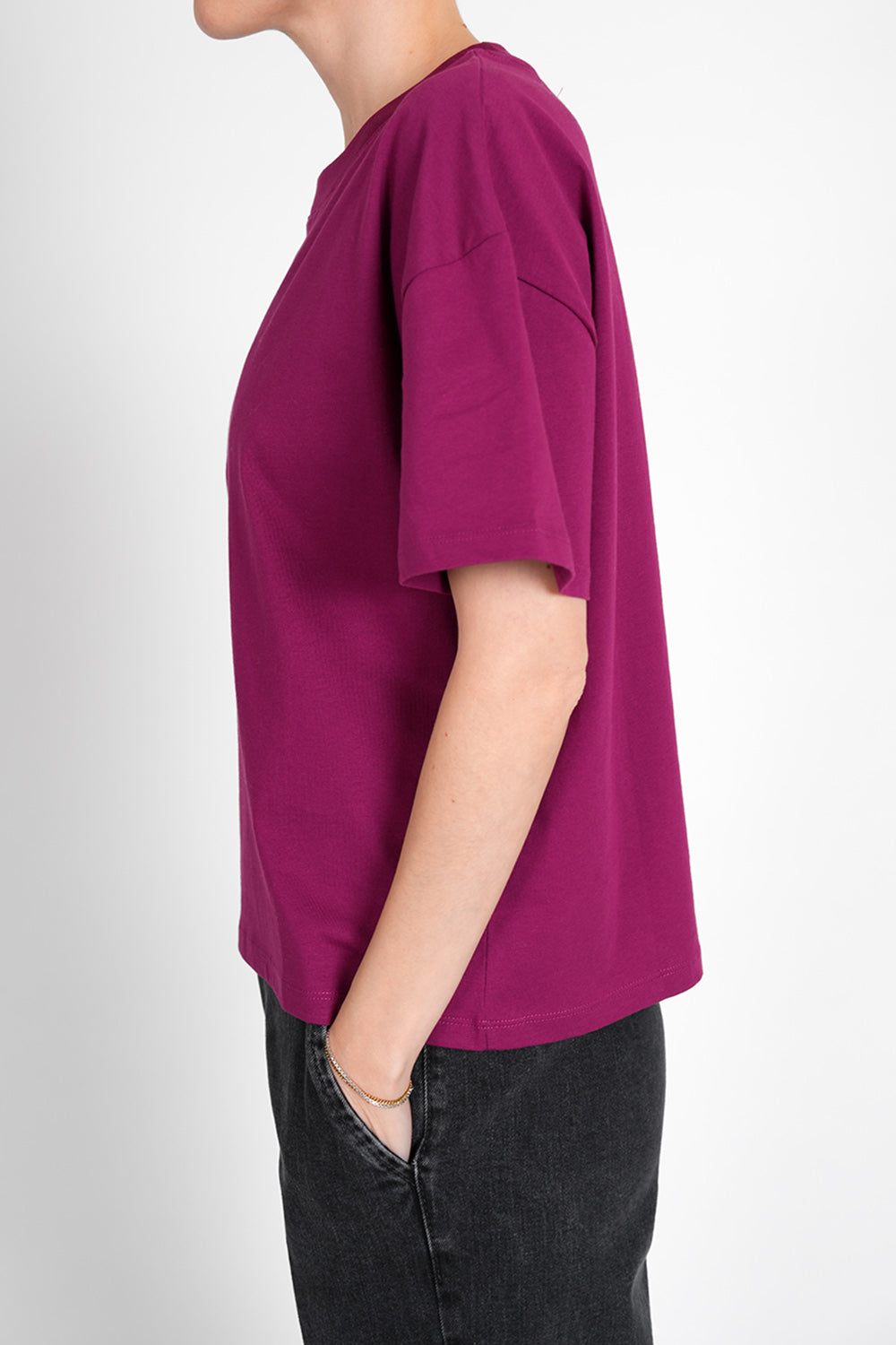 Tessa Organic Cotton Shirt - black