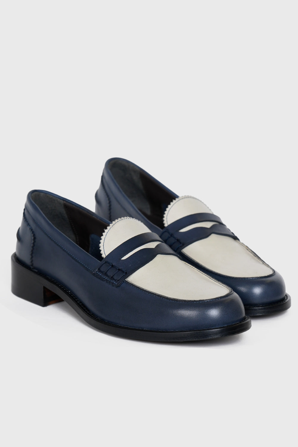 William Vit Shoe - blue cream