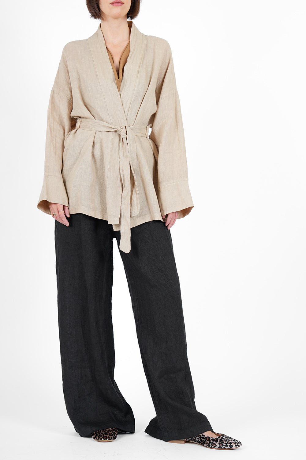Yen Linen Kimono - beige