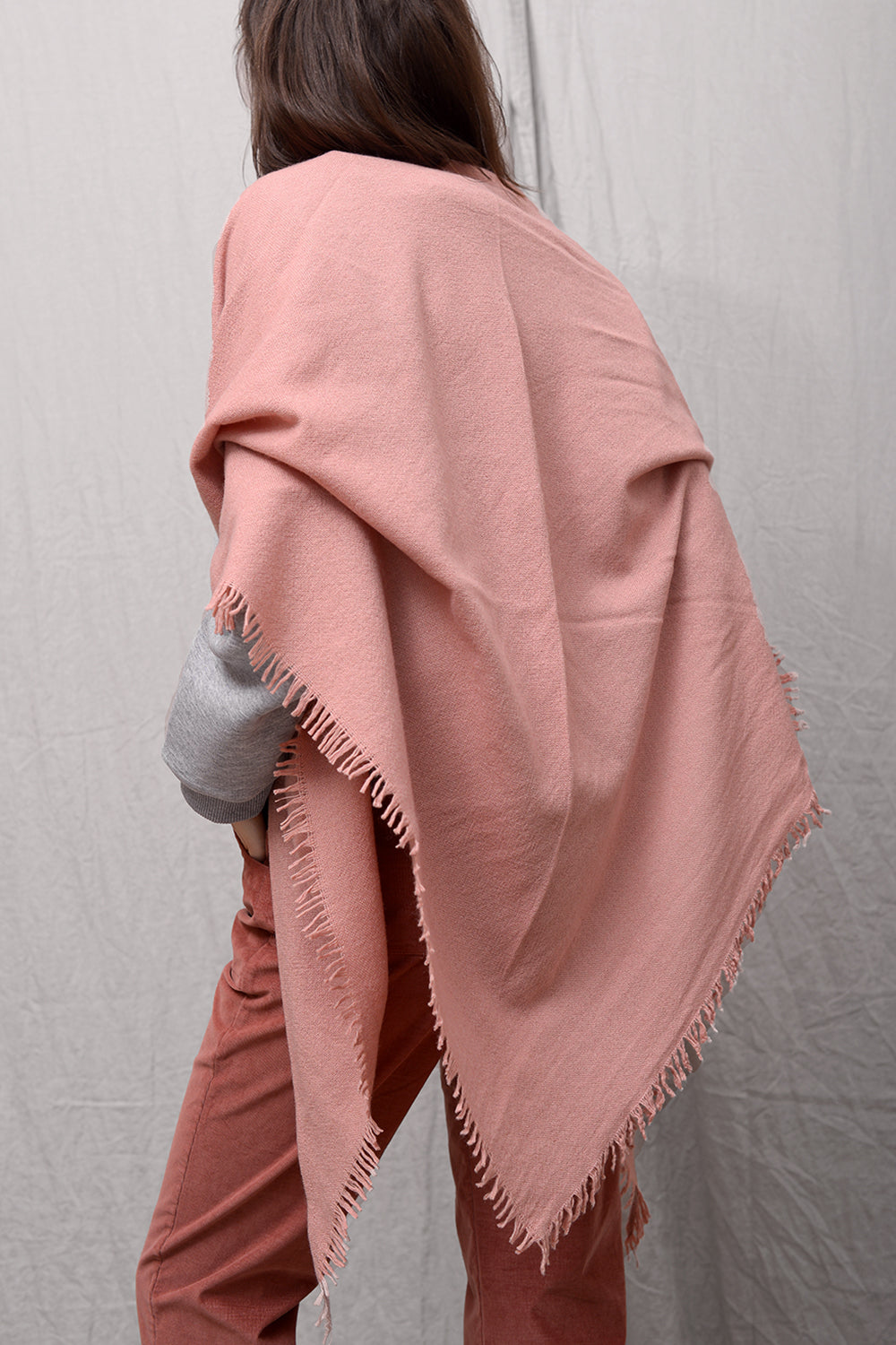 Quelara Wool Stola - blush